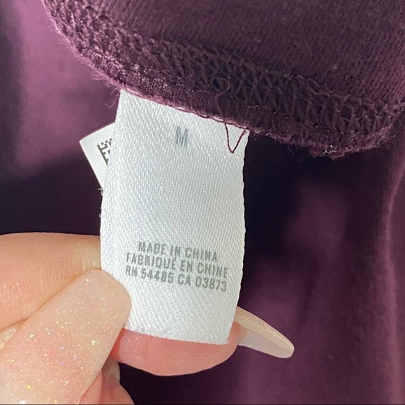 Aerie Maroon Chill Play Move Leggings Size Medium - Picture 4 of 8